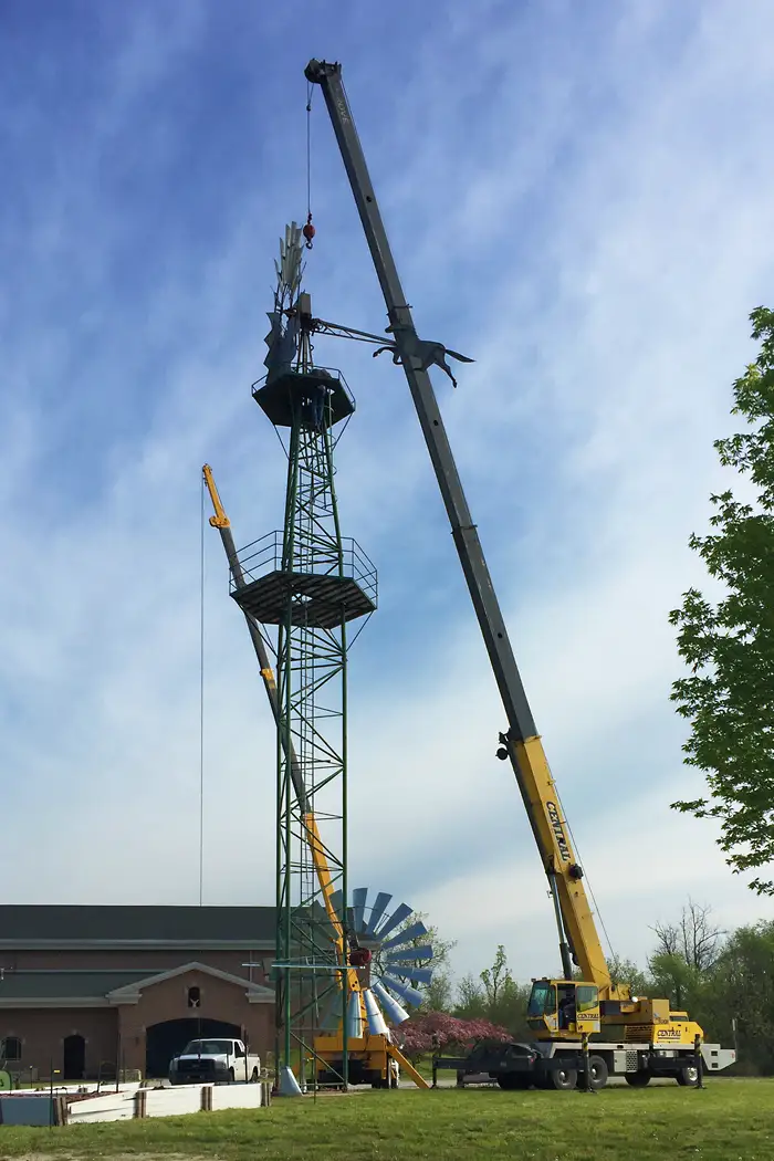 Aermotor Windmill relocation repair and service in midwest